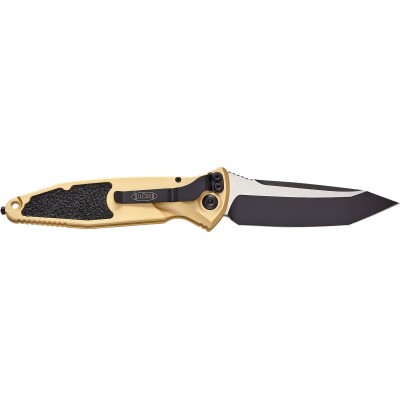 Ніж Microtech Socom Elite Auto Tanto Point. Колір: champagne gold