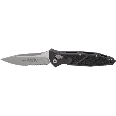 Ніж Microtech Socom Elite Auto Drop Point Stonewash полусеррейтор