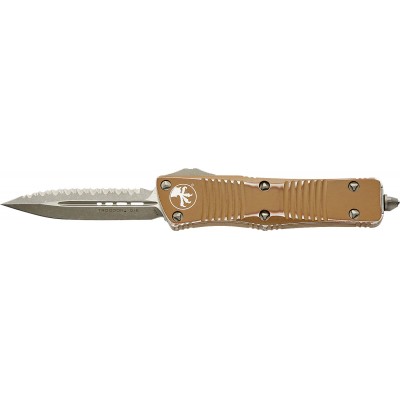 Нож Microtech Troodon DE Stonewash FS. Цвет:distressed tan