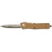 Нож Microtech Troodon DE Stonewash FS. Цвет:distressed tan