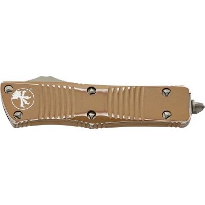 Ніж Microtech Troodon DE Stonewash FS. Колір:distressed tan