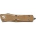 Ніж Microtech Troodon DE Stonewash FS. Колір:distressed tan