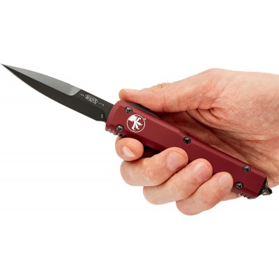 Ніж Microtech Ultratech Bayonet DLC Tactical. Колір: red merlot