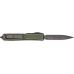 Ніж Microtech Ultratech Double Edge Stonewash. Колір: distressed od green