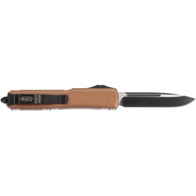 Ніж Microtech Ultratech Drop Point Black Blade. Колір: tan