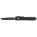 Ніж Microtech UTX-70 Drop Point Black Blade Tactical