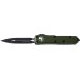 Ніж Microtech UTX-85 Double Edge Black Blade. К:od green