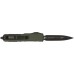 Ніж Microtech UTX-85 Double Edge Black Blade. К:od green