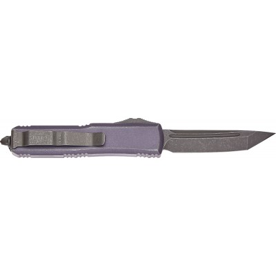 Ніж Microtech UTX-85 Tanto Point Stonewash. Колір: distressed gray