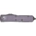 Нож Microtech UTX-85 Tanto Point Stonewash. Цвет: distressed gray