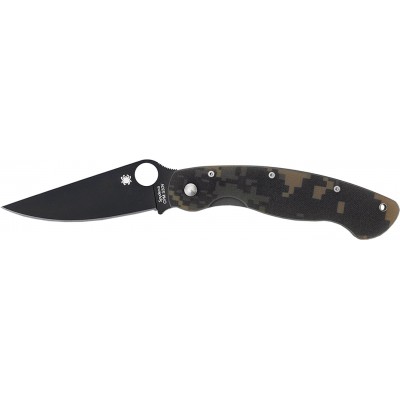 Нож Spyderco Military Black Blade camo