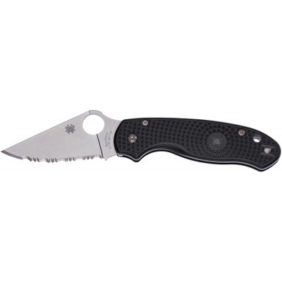 Нож Spyderco Para 3 FRN Black cеррейтор