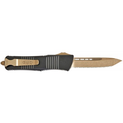 Ніж Microtech Troodon Tanto Point FS Bronze