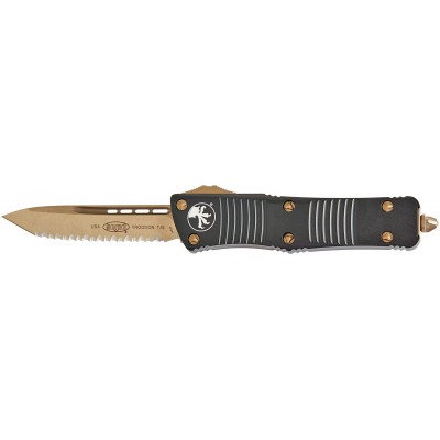 Ніж Microtech Troodon Tanto Point FS Bronze