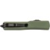 Нож Microtech UTX-70 Double Edge Black Blade. Ц: od green