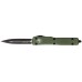 Нож Microtech UTX-70 Double Edge Black Blade. Ц: od green