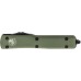 Нож Microtech UTX-70 Double Edge Black Blade. Ц: od green