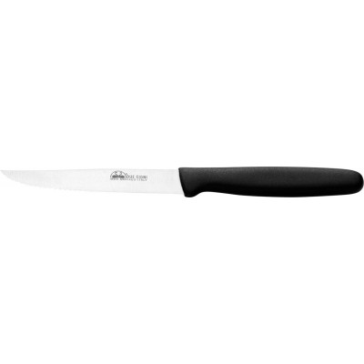 Нож кухонный Due Cigni Steak Combo 110 мм. Цвет - черный