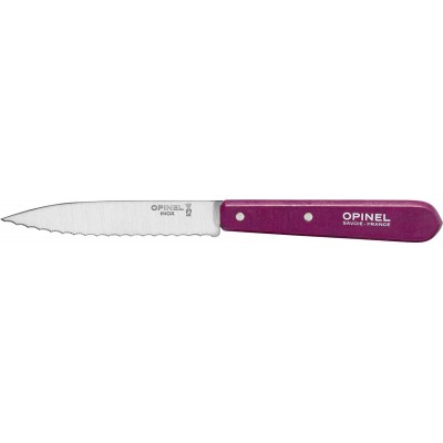 Нож Opinel Serrated №113 Inox. Цвет - фиолетовый
