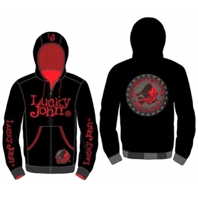 Куртка Lucky John LJ-103 XXXL флісова ц:чорний