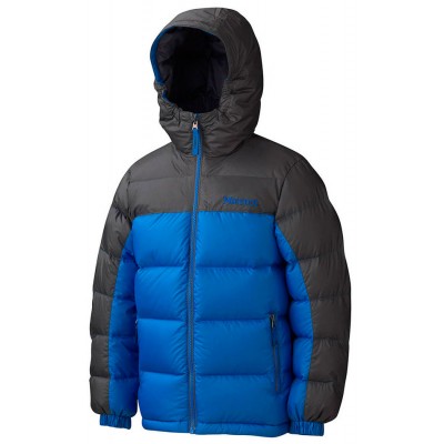 Куртка MARMOT Boys Guides Down Hoody M ц:peak blue/slate grey