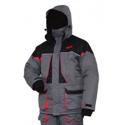 Куртка Norfin Arctic Red XXXL -25 °C / 4000мм ц:сірий/чорний/червоний