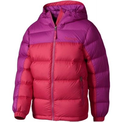 Куртка Marmot Girl’s Guides Down Hoody L ц:pink rock/beet purple