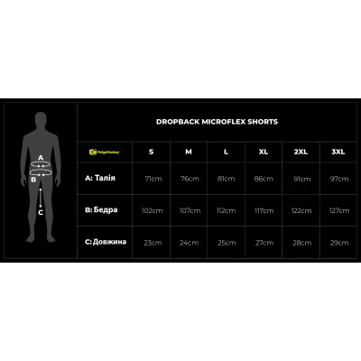 Шорты RidgeMonkey APEarel Dropback MicroFlex L ц:grey