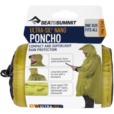 Пончо Sea To Summit Poncho 15D к:lime