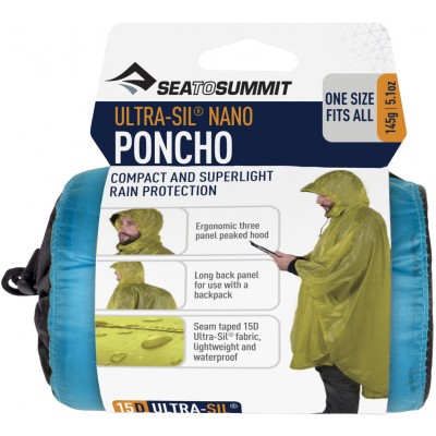 Пончо Sea To Summit Poncho 15D к:blue