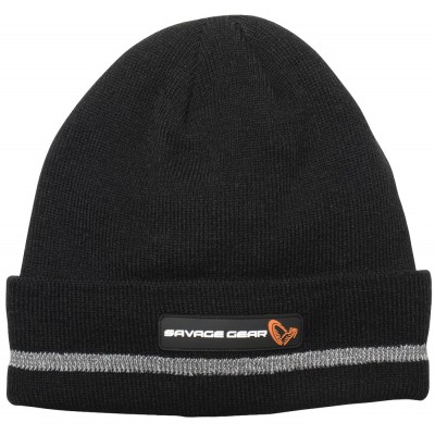 Шапка Savage Gear Reflex Beanie One size к:black/reflex