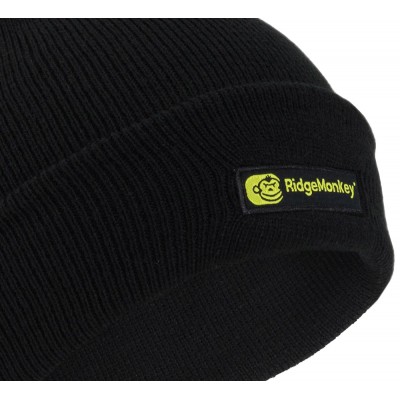 Шапка RidgeMonkey Bobble Beanie Hat к:black