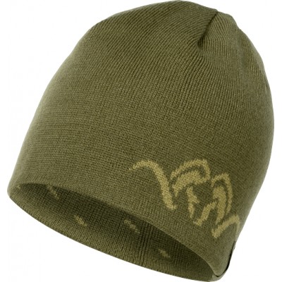 Шапка Blaser Active Outfits Wende Beanie. One size. Оливковий