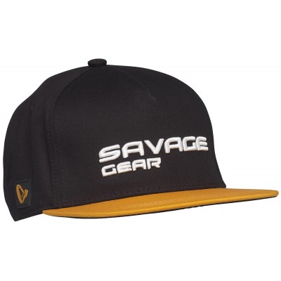 Кепка Savage Gear Flat Peak 3D Logo Cap One size ц:black ink