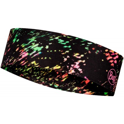 Повязка на голову Buff CoolNet UV Slim Headband Speckle Black