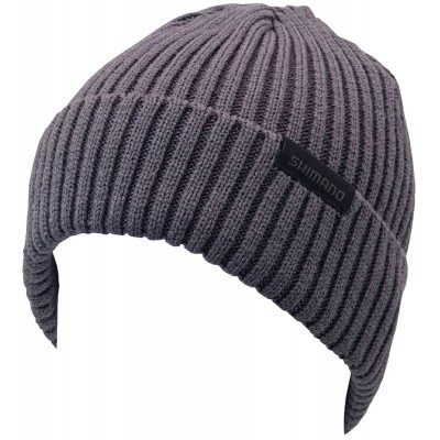 Шапка Shimano Knit Watch Regular Windproof ц:gray