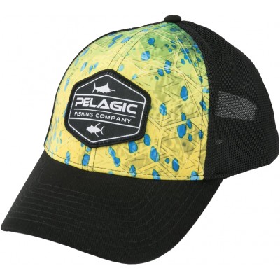 Кепка Pelagic Offshore Print Fishing Hat - Duo ц:green dorado hex