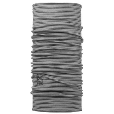 Мультиповязка Buff Lightweight Merino Wool light grey stripes