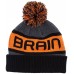 Шапка Brain Black/Grey/Orange ц:оранжевый