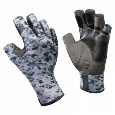 Перчатки Buff Pro Series Angler II Gloves fish camo L/XL