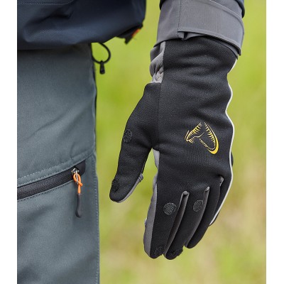 Рукавиці Savage Gear Softshell Winter Glove L к:black