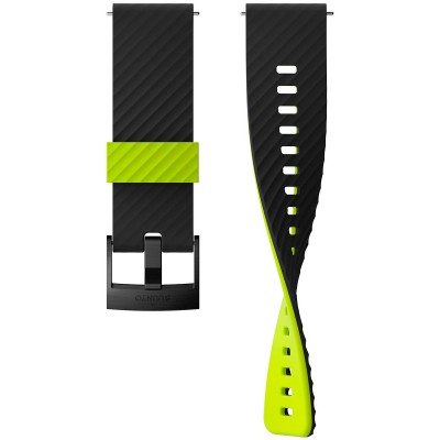 Ремінець Suunto 24 URB3 Silicon Strap M Black/lime