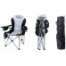 Кресло KingCamp Deluxe Hard Arms Chair. Black/Mid Grey