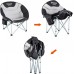 Крісло KingCamp Moon Camping Chair with Cooler. Black/grey