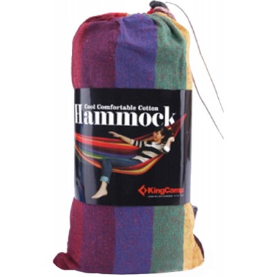 Гамак KingCamp Canvas Hammock. Dark red