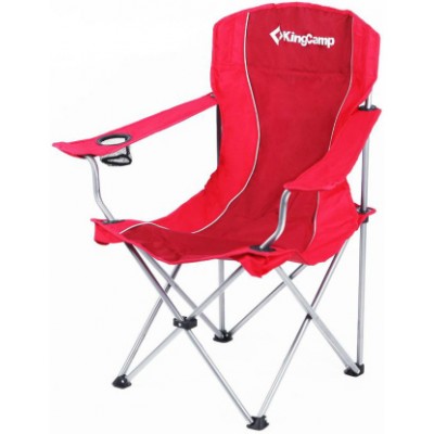 Кресло KingCamp Arms Chair in Steel. Red