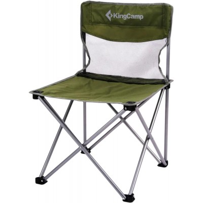 Крісло KingCamp Compact Chair in Steel. M. Dark green