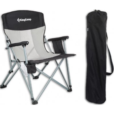 Крісло KingCamp Hard Arm Chair. Black/mediumgrey