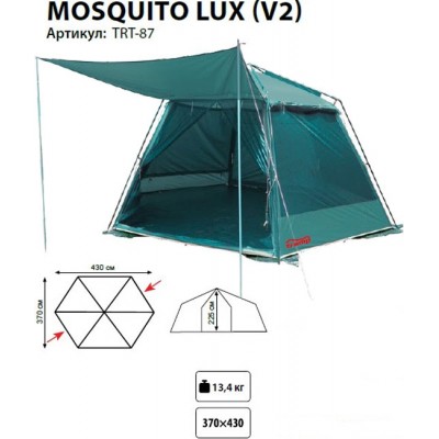 Шатер Tramp Mosquito Lux (v2) к:green