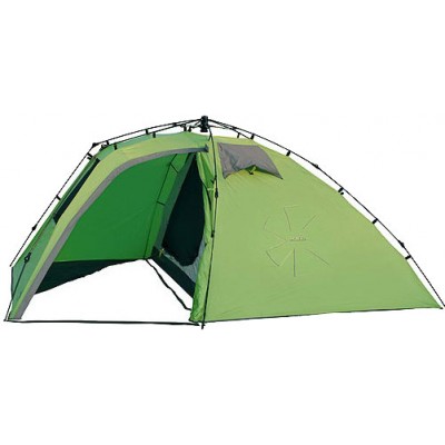 Палатка Norfin Peled 3 Полуавтоматическая 3 местная 2-х слойная ц:зеленый